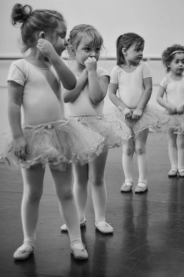 Young girl at ballet
